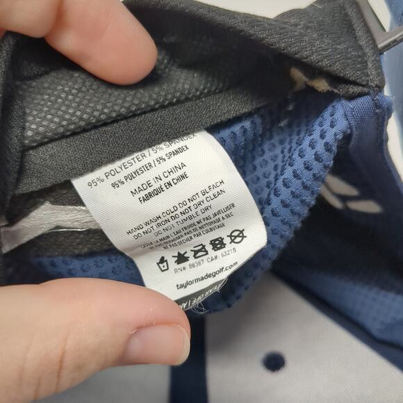 TaylorMade TP5 Sim Strapback Hat Blue One Size Embroidered Outdoor - Picture 10 of 10